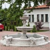 Fontana Imperio + Wassertank F 65 CB - Garten-Wasserbrunnen (H: 2,50 cm, T: 1,60 cm, 870 Kg)