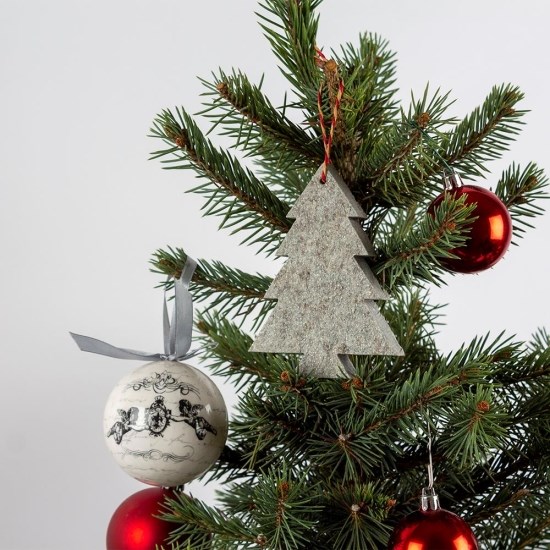 Kavala Schieferbaum - Weihnachtsdekoration für Zuhause (3 Stück)
