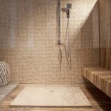 Duschwanne - Klassischer Travertin ULTRA FLAT 120 x 80 x 3 cm