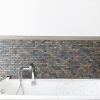 Multicolour Getrommelter Schiefer Mosaik 3 x 6 cm