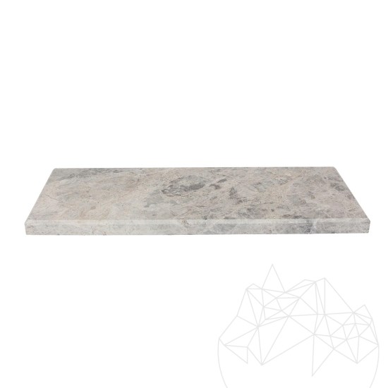 Tundra Marmor Badablage/Duschablage 40 x 14,5 x 2 cm