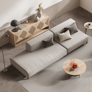 Heller polierter Marmor Emperador 60 x 30 x 2 cm