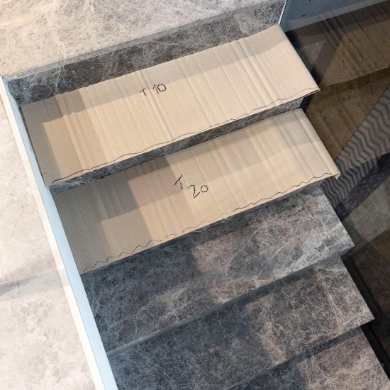 Bearbeitungsservice: kundenspezifischer Zuschnitt auf Basis von Sandstrahlen - Aufpreis 40% (universal)