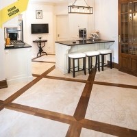 Classic PREMIUM Kreuzschliff gehonter Travertin 61 x 61 x 1,2 cm