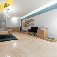 Classic PREMIUM Kreuzschliff poliert Travertin 61 x 61 x 1,2 cm