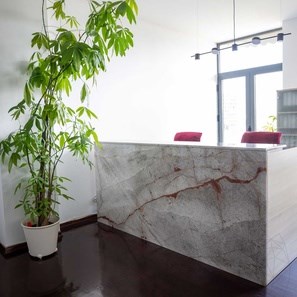 Symphony Grey Polierte Marmorplatte, 2 cm Zuschnitt (Arbeitsplatte)