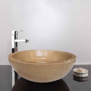 Waschbecken für Badezimmer - Noce Travertin RS-5, 42 x 15 cm
