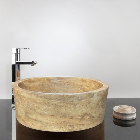 Waschbecken Matia Gelb Travertin RS-12