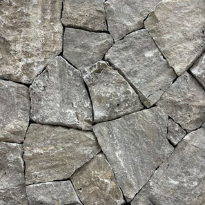 Polygonalplatten Travertin Rock Face Silver