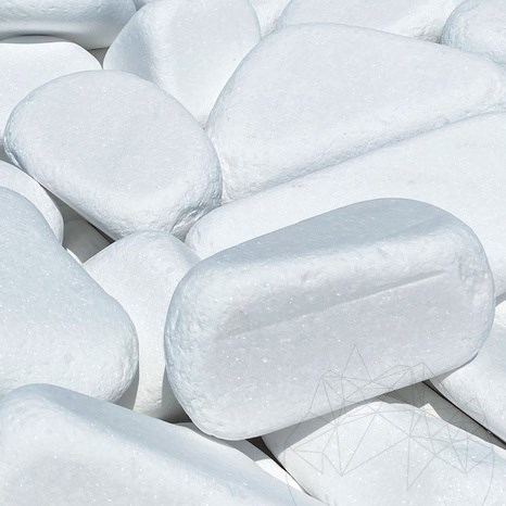 Kieselsteine Thassos Jumbo Schüttgut