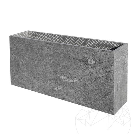 Planter Fioriera - Sinterized Stone, 40X120X2XH40