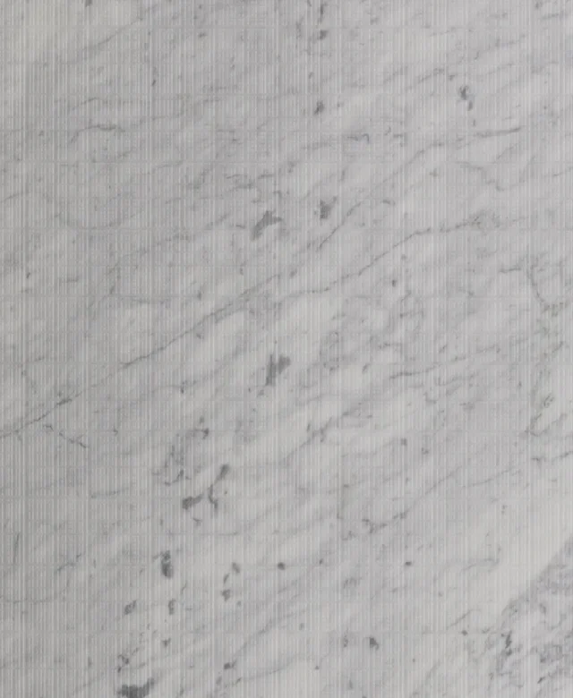 Carrara White Canvas Design Platte 2CM